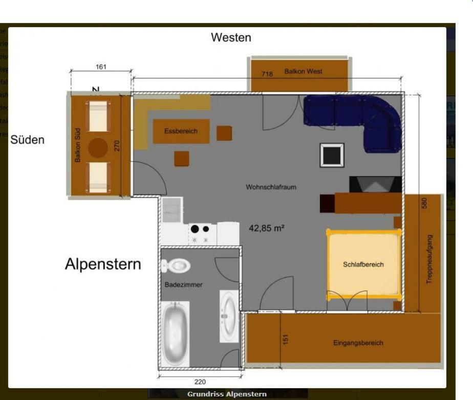 Ferienwohnung Alpenstern รีเดิน ภายนอก รูปภาพ